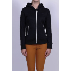 Sudadera con cremallera Harcour Sworm mujer Negro