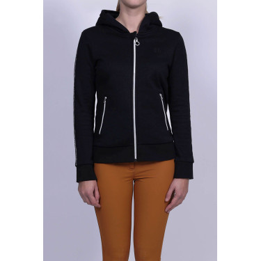 Sudadera con cremallera Harcour Sworm mujer Negro
