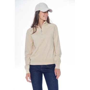 Jersey Harcour Pachana mujer Marfil Beige