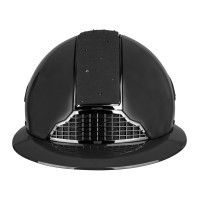 Casco de equitación Swing H24 Lady Spark Purpurina negra brillante