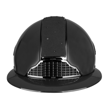 Casco de equitación Swing H24 Lady Spark Purpurina negra brillante