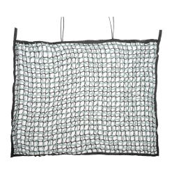 Red de heno dúo sin nudos Waldhausen de 2 lados rectangular Negro / guarnicionería Red de heno dúo sin nudos Waldhausen de 2 lados rectangular Negro / guarnicionería