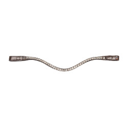 Frontalera Shine X-Line Waldhausen marrón Plata