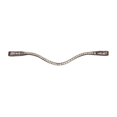 Frontalera Shine X-Line Waldhausen marrón Plata