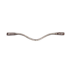 Frontalera Shine X-Line Waldhausen marrón Plata