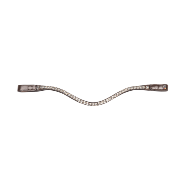 Frontalera Shine X-Line Waldhausen marrón Plata