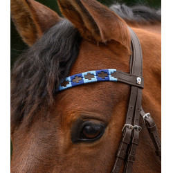 Frontal Waldhausen X-Line Polo marrón Azul / azul claro
