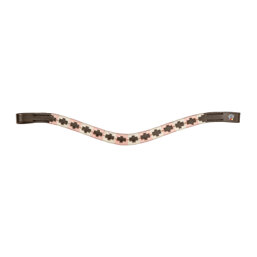 Frontal Waldhausen X-Line Polo marrón Rosa / beige