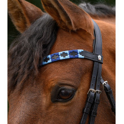 Frontal Waldhausen X-Line Polo negro Azul / azul claro