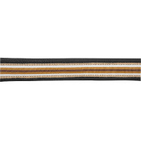 Cabezada de cuero Oxford X-Line Waldhausen negra Beige