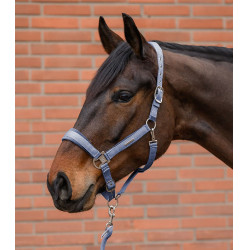 Cabezada y ramal Waldhausen Velvet Azul océano