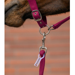 Cabezada y ramal Waldhausen Velvet Granada Rojo