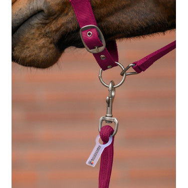 Cabezada y ramal Waldhausen Velvet Granada Rojo