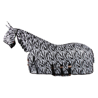 Alfombra Imperial Riding Carly Fly Cebra negra Negro