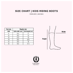 Botas de montar para niños Imperial Riding Walker Negro