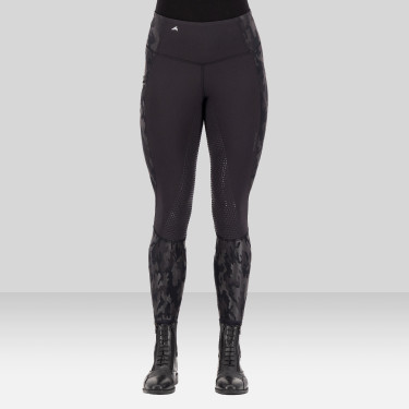 Leggings de equitación Euro-Star Breez FullGrip Negro / camuflaje