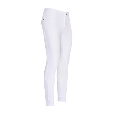 Pantalón de montar Euro-Star Camillo KneeGrip Blanco