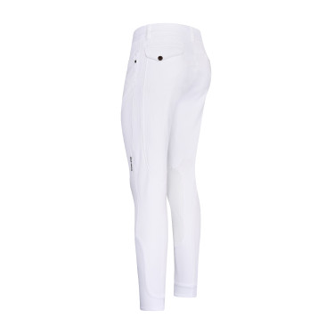 Pantalón de montar Euro-Star Camillo KneeGrip Blanco