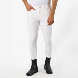 Pantalón de montar Euro-Star Camillo KneeGrip Blanco