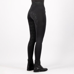 Euro-Star Dietse FullGrip Leggings de equitación para mujer Negro
