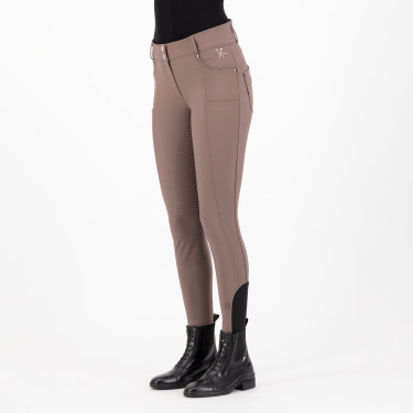 Pantalón de equitación HV Polo Ellen Highwaist FullGrip Nogal Beige Pantalón de equitación HV Polo Ellen Highwaist FullGrip Nogal Beige