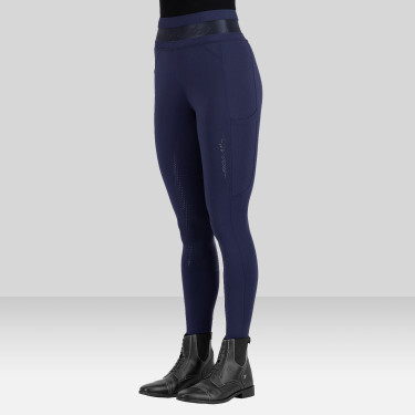 Legging de equitación Euro-Star Ares FullGrip Marino Azul marino