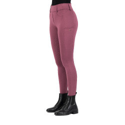 Legging de equitación Easy Rider Rihanna FullGrip Rosa de espino