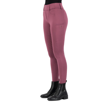 Legging de equitación Easy Rider Rihanna FullGrip Rosa de espino