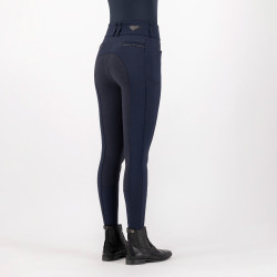 Pantalón de equitación Euro-Star Arielle Highwaist Grip Connect Full Noche Azul marino