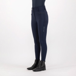 Pantalón de equitación Euro-Star Arielle Highwaist Grip Connect Full Noche Azul marino