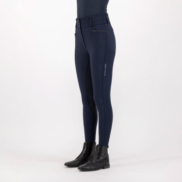 Pantalón de equitación Euro-Star Arielle Highwaist Grip Connect Full Noche Azul marino