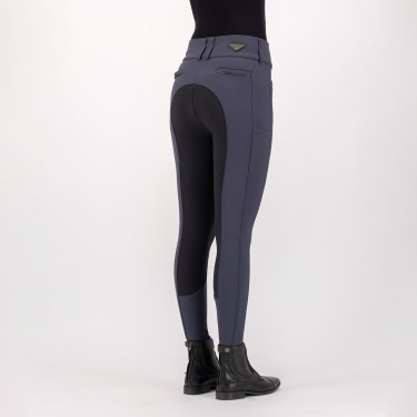 Pantalón de equitación Euro-Star Arielle Highwaist Grip Connect Full Imán Gris