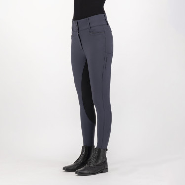 Pantalón de equitación Euro-Star Arielle Highwaist Grip Connect Full Imán Gris