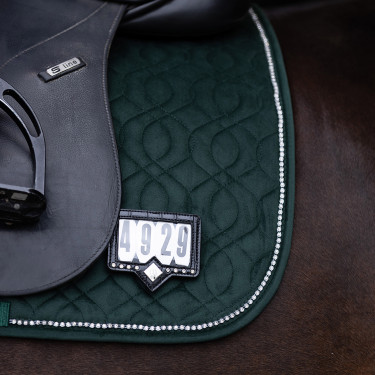 Portanúmeros para sudadero Imperial Riding Show and Glow Negro / cocodrilo negro
