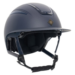 Casco Imperial Riding Olania Deluxe con visera grande Azul marino