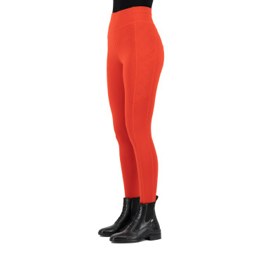 Legging de equitación Easy Rider Aya FullGrip Rojo atractivo