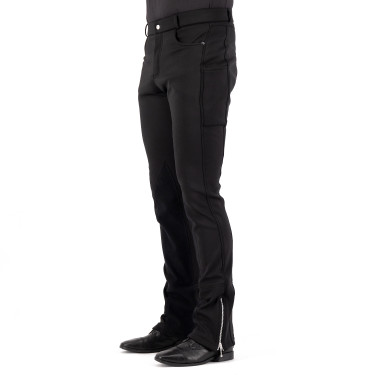 Pantalón de equitación Easy Rider Iceland Jodhpur hombre Negro