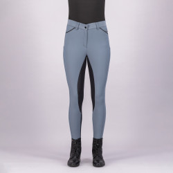 Pantalón de equitación Euro-star Arista diamond FullGrip Plomo negro Azul Pantalón de equitación Euro-star Arista diamond FullGrip Plomo negro Azul