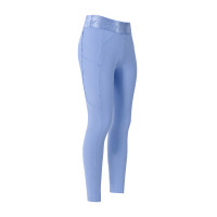 Pantalón de equitación Euro-Star Impressive FullGrip para niños Azúl claro