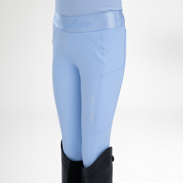 Pantalón de equitación Euro-Star Impressive FullGrip para niños Azúl claro Pantalón de equitación Euro-Star Impressive FullGrip para niños Azúl claro