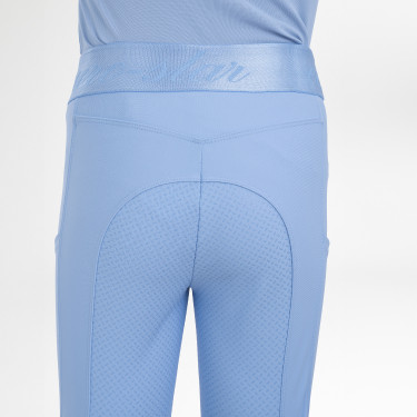 Pantalón de equitación Euro-Star Impressive FullGrip para niños Azúl claro Pantalón de equitación Euro-Star Impressive FullGrip para niños Azúl claro