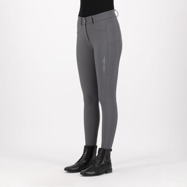 Pantalón de equitación Euro-star Empress KneeGrip Imán Gris