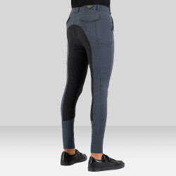 Pantalón de equitación Euro-star Gabriel Grip Connect Full Gris imán Pantalón de equitación Euro-star Gabriel Grip Connect Full Gris imán