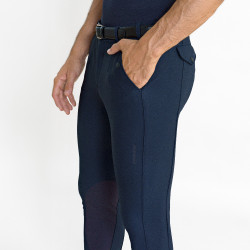 Pantalón de equitación Euro-star Gabriel Grip Connect Knee Noche Azul marino