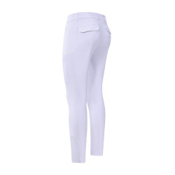 Pantalón de equitación Euro-Star Camelio con grip en las rodillas para hombre Blanco