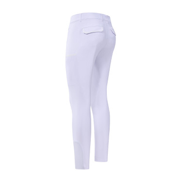 Pantalón de equitación Euro-Star Camelio con grip en las rodillas para hombre Blanco