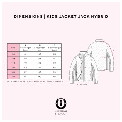 Chaqueta infantil Imperial Riding Jack Hybrid Negro