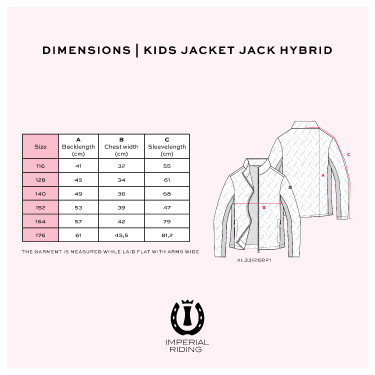 Chaqueta infantil Imperial Riding Jack Hybrid Negro