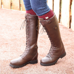 Botas de campo con cordones Teramo Shires Moretta Marrón oscuro Marr&amp;amp;amp;oacute;n