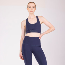 Top deportivo React Shires Aubrion Medianoche Azul